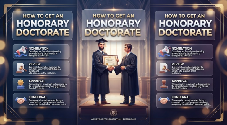 How To Get An Honorary Doctorate